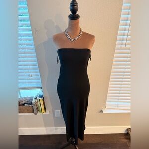 Old Navy Black Strapless Midi Dress | Women’s Size M |